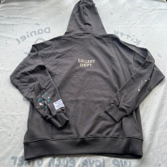 Gallery Dept Hand-Painted Ink Graffiti Hoodie - Picture 6 of 7